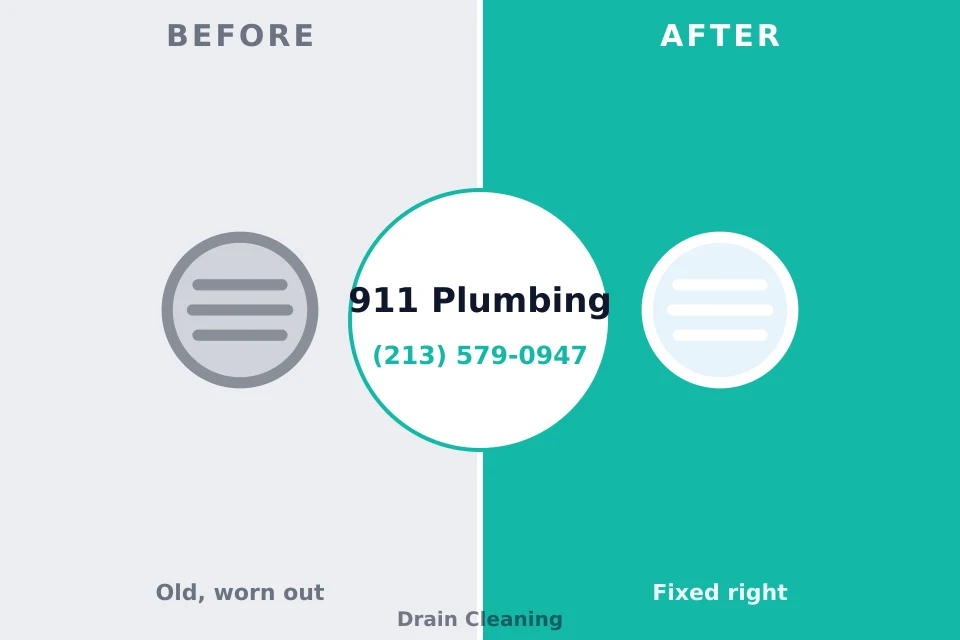 Before and after: plumbing company Frankton, IN